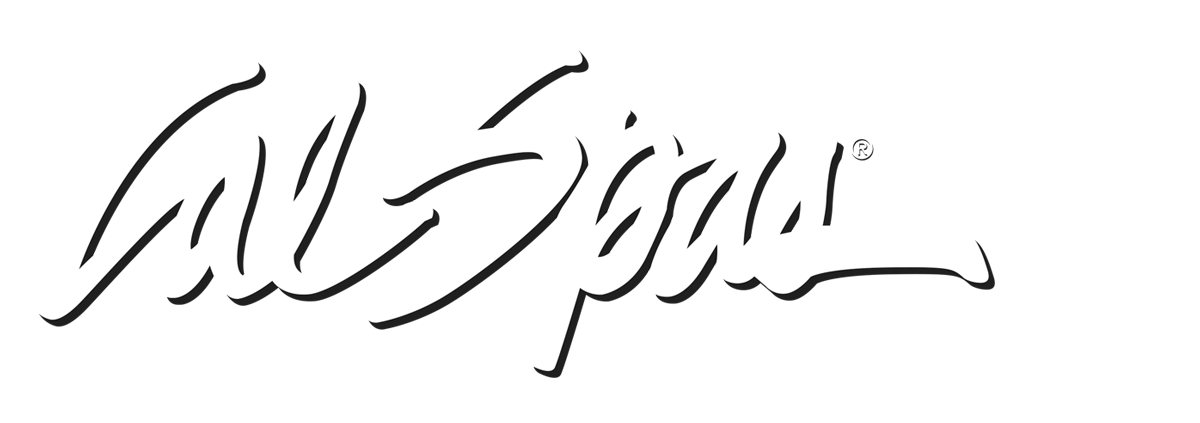 Calspas White logo hot tubs spas for sale Santa Fe